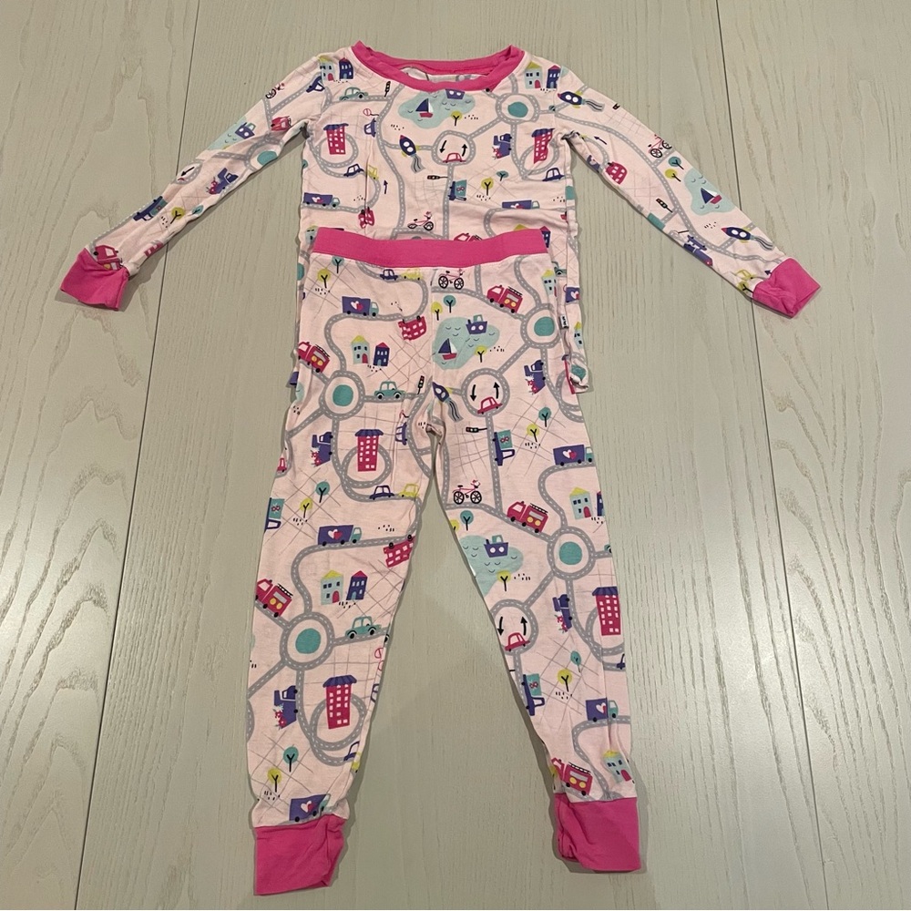 Little Sleepies Rosy Road Trip 2T